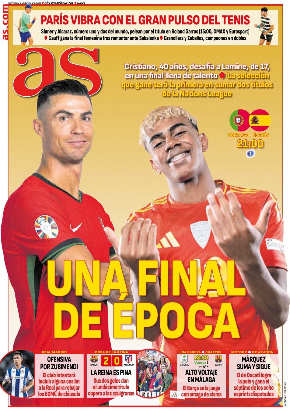 AS (Madrid) - Front Page - 06/08/2025